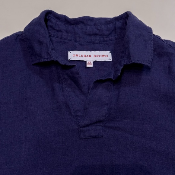 [SOLD] Orlebar Brown - Ridley Linen Overhead Shirt - Picture 3 of 9